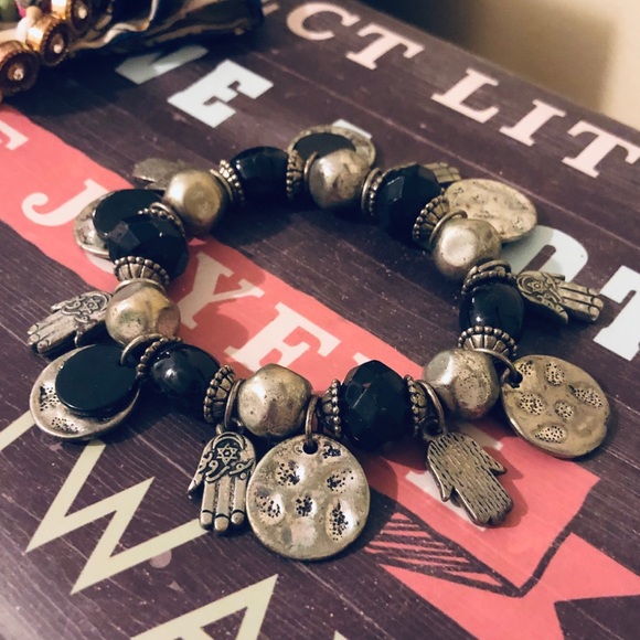 Ages Jewelry - 🖤My lg Rustic Hanza Bracelet🖤Beads & Charms